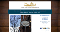 Desktop Screenshot of hamiltonsdining.com